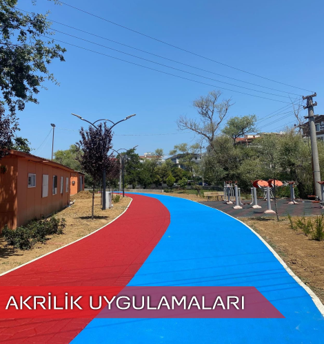 Akrilik Spor Zemin Uygulamaları